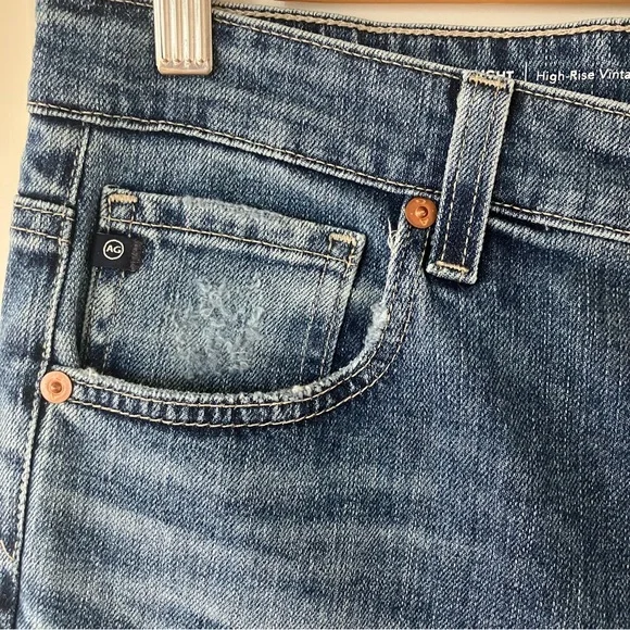 NWT AG Adriano Goldschmied Womens Alexxis Vintage High Rise Straight Jean (31) - Picture 5 of 16